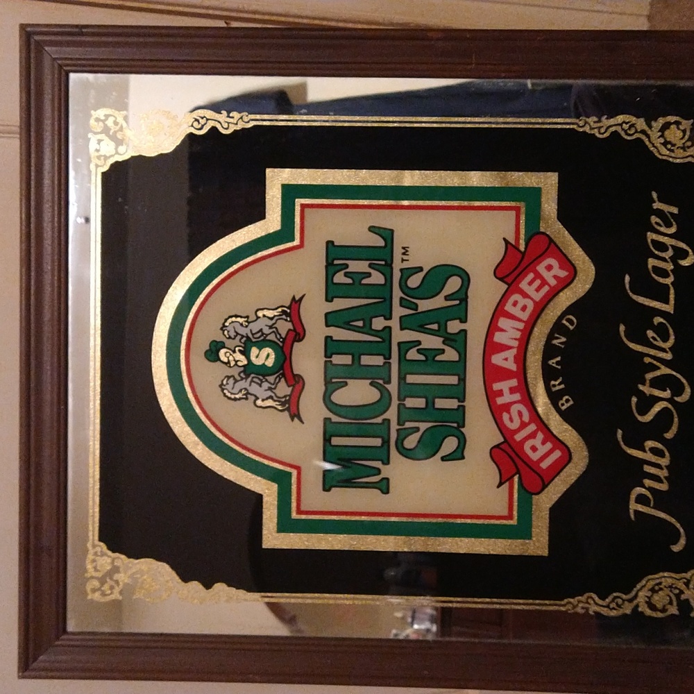Micheal O'Sheas pub mirror